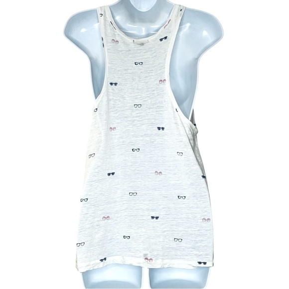 Rails Sleeveless Scoop Neck Racerback Top. Fun Sunglasses Multicolor Print. Sz M - Picture 2 of 8